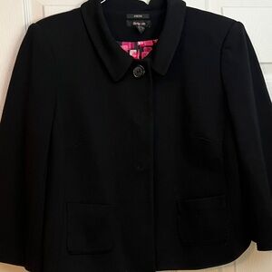 Style & Co. Black Women's Blazer with Pink Lining